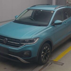 2023 Volkswagen T-Cross green gasoline used car Japan export