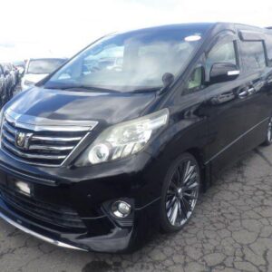 2013 Toyota Alphard black gasoline used car Japan export