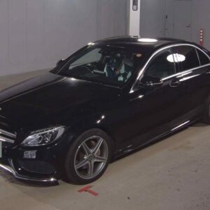 2018 Mercedes Benz C-Class black gasoline used car Japan export