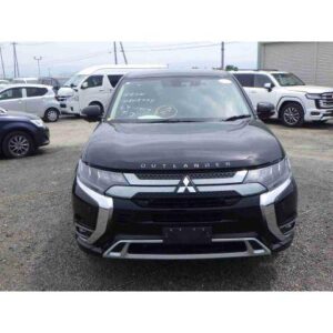 2019 Mitsubishi Outlander Phev black gasoline used car Japan export