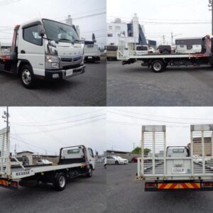 2021 Mitsubishi Fuso Canter white diesel used car Japan export