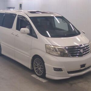 2007 Toyota Alphard V pearl gasoline used car Japan export