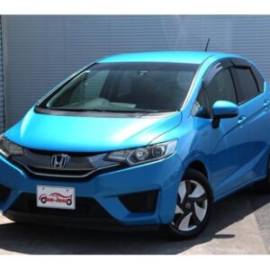 2014 Honda Fit Hybrid blue hybrid used car Japan export