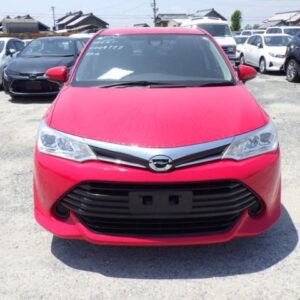 2015 Toyota Corolla Fielder red gasoline used car Japan export