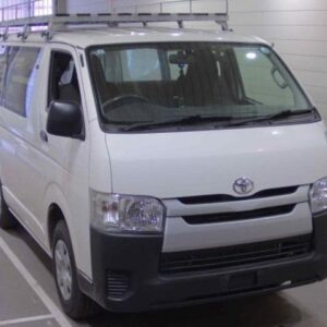 2017 Toyota Hiace Van white diesel used car Japan export