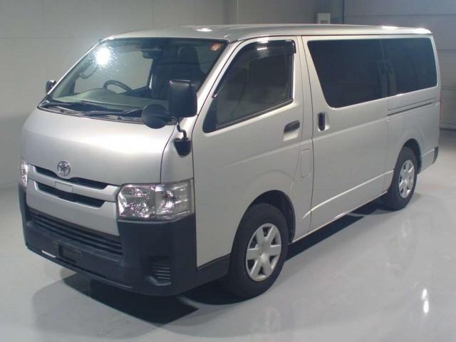 Ref:AUX-24630758 TOYOTA REGIUS ACE VAN 2018 1 2018 Toyota Regius Ace Van silver gasoline used car Japan export