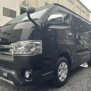 2019 Toyota Regius Ace Van black diesel used car Japan export