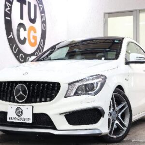 2014 Mercedes Benz Cla-Class white gasoline used car Japan export