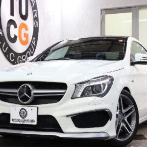 2014 Mercedes Benz Cla-Class white gasoline used car Japan export