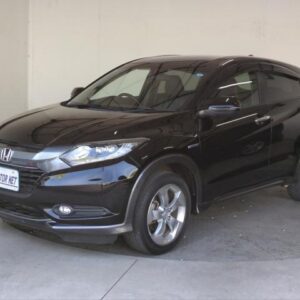 2016 Honda Vezel black hybrid used car Japan export