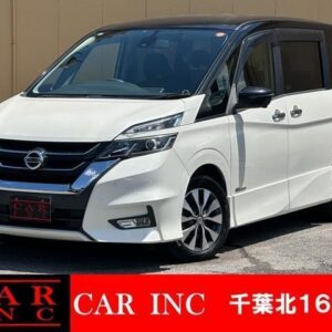 2017 Nissan Serena pearl hybrid used car Japan export