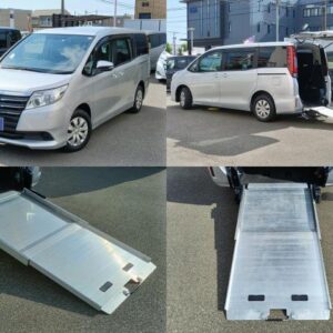 2015 Toyota Noah silver gasoline used car Japan export