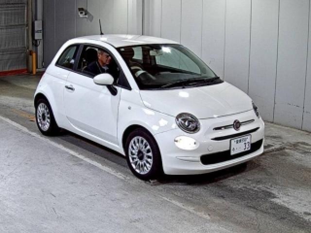 Ref:AUX-24644728 FIAT 500 2024 1 2024 Fiat 500 white gasoline used car Japan export