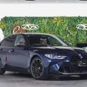 2022 Bmw M3 blue gasoline used car Japan export