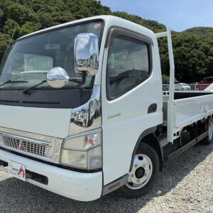 2009 Mitsubishi Fuso Canter white diesel used car Japan export