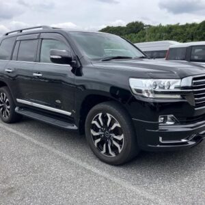 2020 Toyota Land Cruiser black gasoline used car Japan export