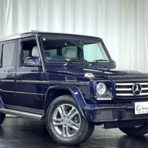 2017 Mercedes Benz G-Class blue diesel used car Japan export