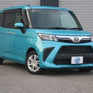 2021 Toyota Roomy blue gasoline used car Japan export