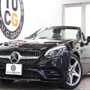 2017 Mercedes Benz Slc black gasoline used car Japan export