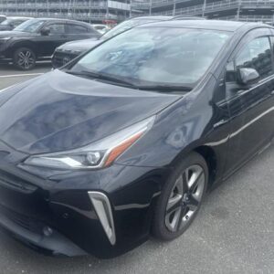 2019 Toyota Prius black gasoline used car Japan export