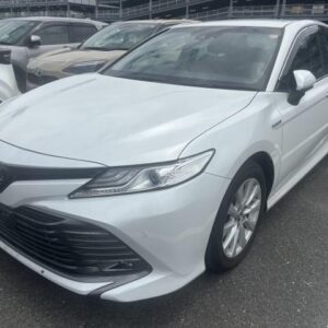 2019 Toyota Camry pearl gasoline used car Japan export