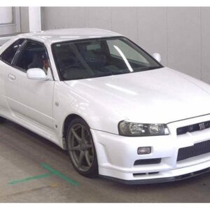 1999 Nissan Skyline white gasoline used car Japan export