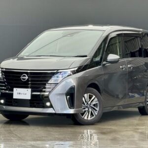 2025 Nissan Serena gray gasoline used car Japan export