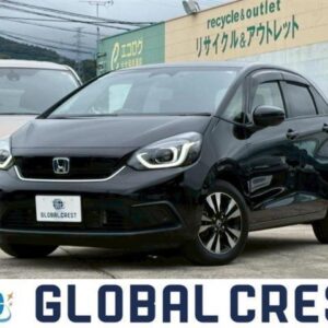 2022 Honda Fit black gasoline used car Japan export