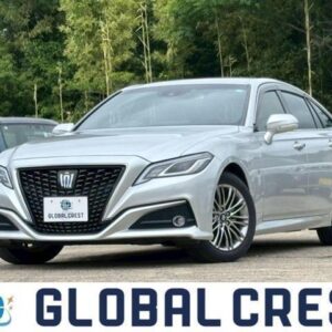 2021 Toyota Crown Hybrid silver gasoline used car Japan export