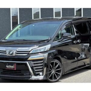 2018 Toyota Vellfire black gasoline used car Japan export