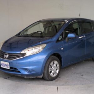 2014 Nissan Note blue gasoline used car Japan export