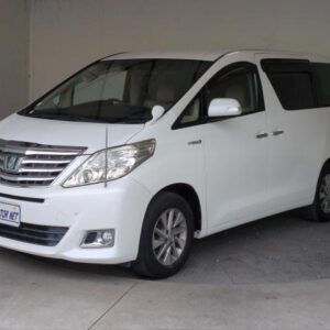 2013 Toyota Alphard Hybrid pearl hybrid used car Japan export