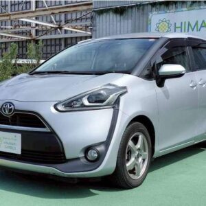 2015 Toyota Sienta silver gasoline used car Japan export