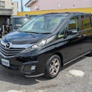 2013 Mazda Biante black gasoline used car Japan export