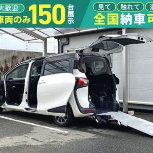 2019 Toyota Sienta pearl gasoline used car Japan export