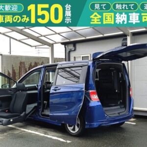 2015 Honda Freed Hybrid blue hybrid used car Japan export