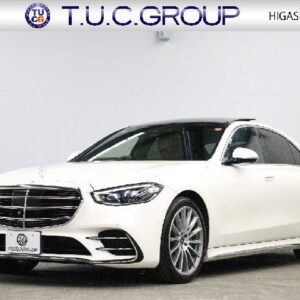 2022 Mercedes Benz S-Class white gasoline used car Japan export
