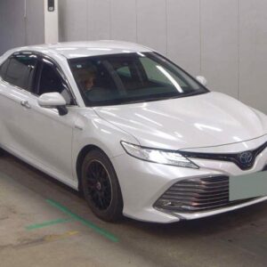 2018 Toyota Camry pearl gasoline used car Japan export