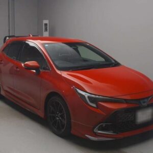 2024 Toyota Corollasport orange gasoline used car Japan export