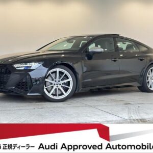 2021 Audi Rs7 Sportback black hybrid used car Japan export