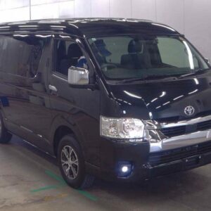 2024 Toyota Hiace Wagon black gasoline used car Japan export