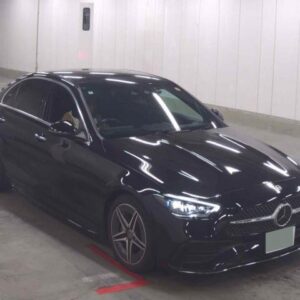 2022 Mercedes Benz C-Class black gasoline used car Japan export