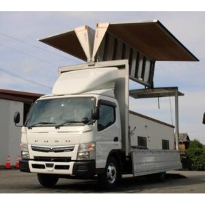 2019 Mitsubishi Fuso Canter white diesel used car Japan export