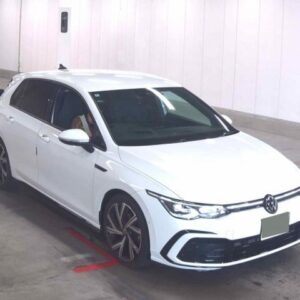 2022 Volkswagen Golf white gasoline used car Japan export