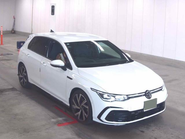 Ref:AUX-24670098 VOLKSWAGEN GOLF 2022 1 2022 Volkswagen Golf white gasoline used car Japan export