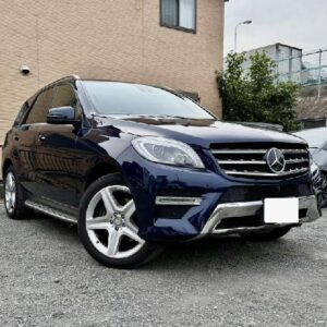 2015 Mercedes Benz M-Class blue diesel used car Japan export