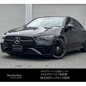 2024 Mercedes Benz Cla-Class black hybrid used car Japan export