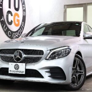2019 Mercedes Benz C-Class silver diesel used car Japan export