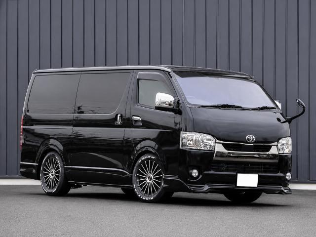 Ref:AUX-24679799 TOYOTA HIACE VAN 2021 1 2021 Toyota Hiace Van black diesel used car Japan export