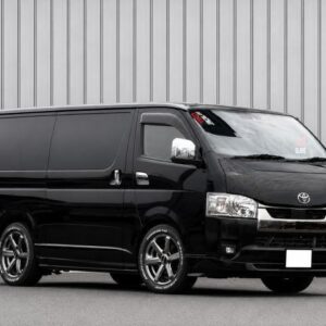 2023 Toyota Hiace Van black diesel used car Japan export